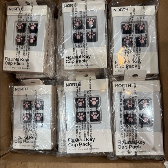 Other - North Pink Paw Key Cap Pack
